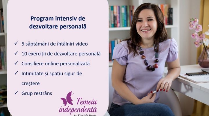 Femeia Independentă – Program online de dezvoltare personală, editia 4