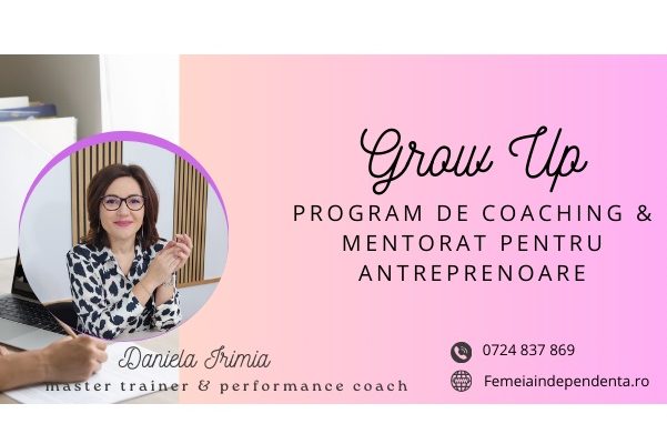 Grow-Up! Coaching & Mentorat pentru antreprenoare